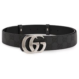 Gucci Reversible Cut GG Belt Black