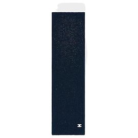 Céline Cachecol Triomphe em cashmere sem costuras Navy Azul