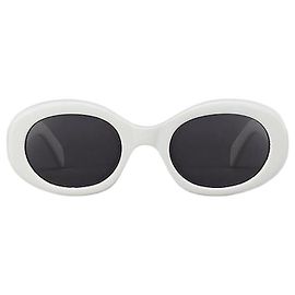 Céline Triomphe Sonnenbrille Acetate White Weiß