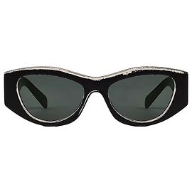 Céline Triomphe Sunglasses Acetate Black Black