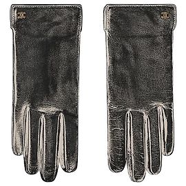 Céline Luvas de couro preto Preto