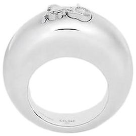 Céline Sulk Ring aus Messing, Rhodium-Finish Silber Silber
