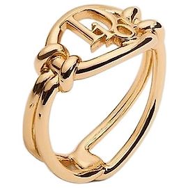 Dior Oblique Ring Metall goldfarben Golden