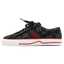 Gucci Tennis Canvas Women's Sneakers Brown