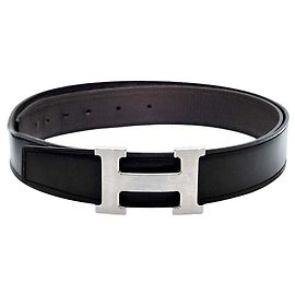 Hermès Ceinture réversible Noir