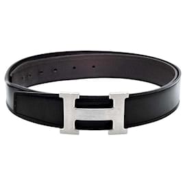 Hermès Wendegürtel Schwarz