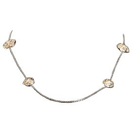 Omega Collier fleur en nacre et or jaune Multicolore