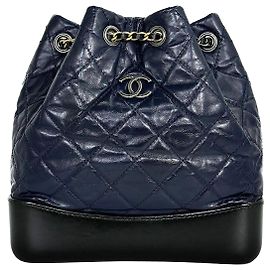 Chanel Gabrielle Backpack Small Blau