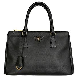 Prada Saffiano Lux Tote Bag Black WLCJILCY Black