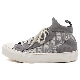 Dior Graue Work'n Sneaker aus technischem Strick für Damen Braun