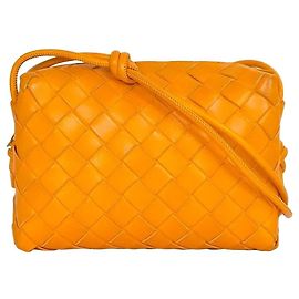 Bottega Veneta Petit sac caméra Loop Orange Orange