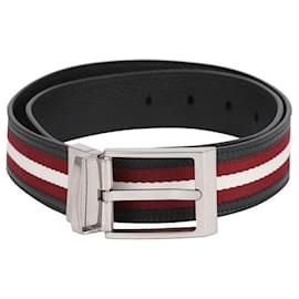 Bally Ledergürtel Rot