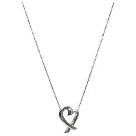 Tiffany & Co Loving Heart Halskette aus Silber Silber