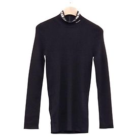 Prada Rollkragenpullover mit Kristallen Schwarz