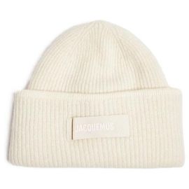 Jacquemus GORRO DE MALHA GROSSA Branco