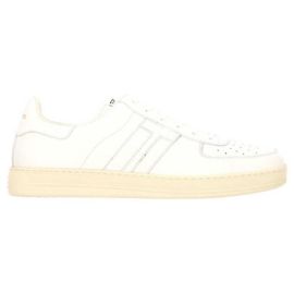 Tom Ford Sapatilhas de couro Radcliffe Branco