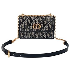 Dior Borsa Mini Miss Caro Oblique Blu