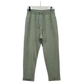Brunello Cucinelli Pantalones de cashmere con banda elástica Castaño
