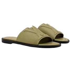 Louis Vuitton Portofino Mule Khaki Green Brown
