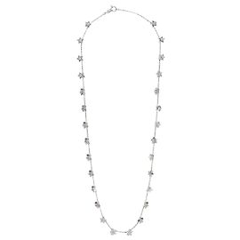 Céline Collar Etoile Multi Star Oro Blanco Diamante Blanco Blanco