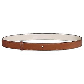 Céline Reversible Strap Tournon Tan Rice Brown