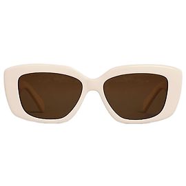 Céline Triomphe Sunglasses Acetate Ivory White