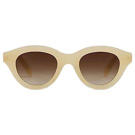 Céline Triomphe Mini Sonnenbrille Acetate Milky Light Orange Orange