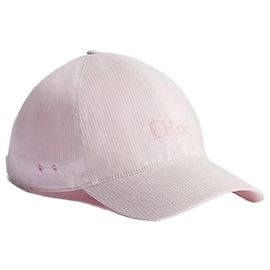Dior Riviera Mariniere De Player Cap Light Pink Silk Cotton Pink