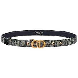 Dior Saddle Belt Blue Oblique Jacquard Blue