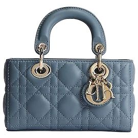 Dior Lady D-Joy Micro Bag Cloud Blue Cannage Lambskin Blue