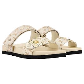 Louis Vuitton Frame Comfort Mule Dune Beige Brown