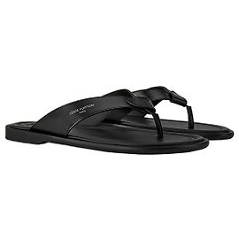 Louis Vuitton Sunset Thong Sandals Black Black