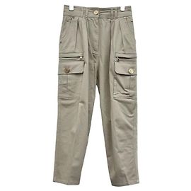 Balmain Cargo Pants with Gold Buttons Multiple colors