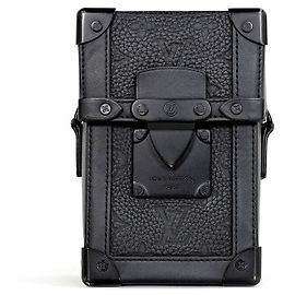 Louis Vuitton Cartera Vertical Trunk Wearable Monogram Black Negro