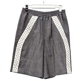Louis Vuitton Tailored Damier Short Shorts Brown