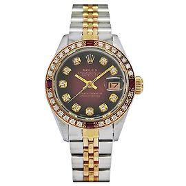 Rolex Datejust Watch Yellow Gold Yellow