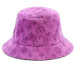 Louis Vuitton Denim Purple Bucket Hat Purple