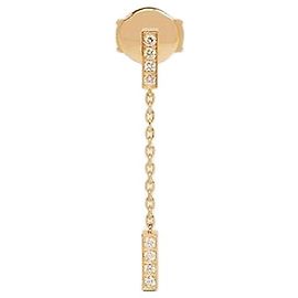 Céline Boucles d'oreilles Line Double Or Jaune Diamant Or Jaune Blanc Blanc