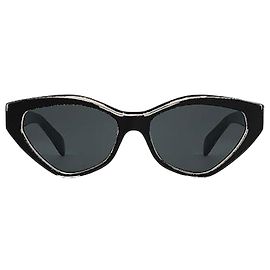 Céline Triomphe Sunglasses Acetate Black Black