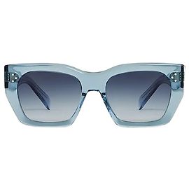 Céline Occhiali da sole Cat Eye Acetato Blu Chiaro Trasparente Blu