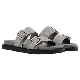 Louis Vuitton Venice Mule Gray Brown