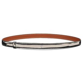 Céline Reversible Strap Taurillon Natural Calfskin Black Tan Brown
