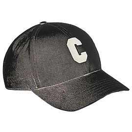 Céline Initial Baseball Cap Baumwolle Black Schwarz