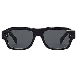 Céline Sonnenbrille mit schwarzem Acetatgestell Schwarz