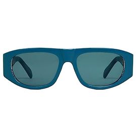 Céline Triomphe Men Sunglasses Acetate Dark Turquoise Blue