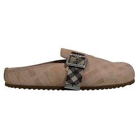 Burberry Check Suede Arch Clogs für Damen Flora Pink Pink