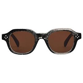 Céline Occhiali da sole con montatura nera in acetato Nero