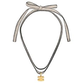 Céline Collier Chunky Triomphe Velvet Finition Or Laiton Or Noir Noir