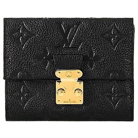 Louis Vuitton Cartera Compacta Metis Negra Negro