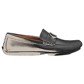 Dior Mocassins Lodi em pele de vitelo grão preto Preto